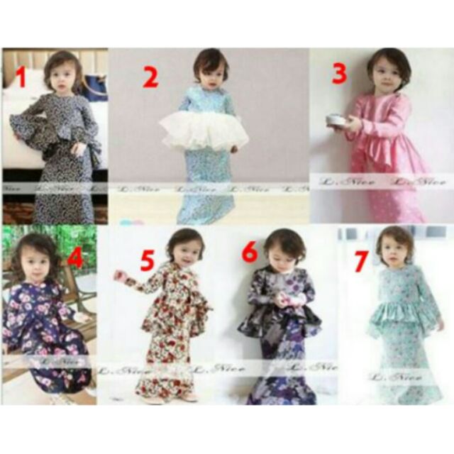 Ready Stock Baju Kurung Peplum Kanak kanak Kids Raya 2019 Ready Stock Baju Kurung Peplum Kanak kanak Kids Raya 2019