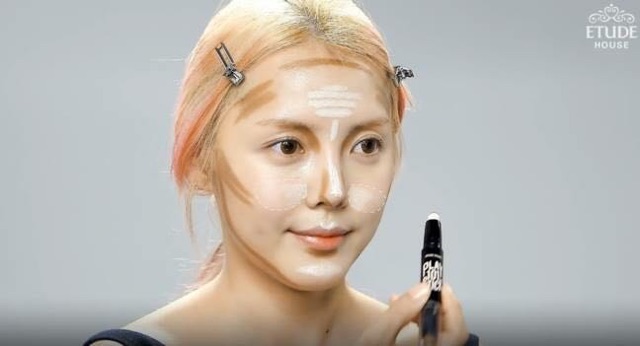 韩国品牌 Etude House Play 101 Stick Countour Duo Highlighter 