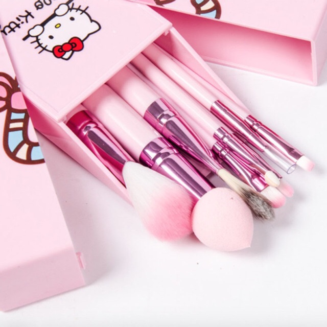 NEW !! Hello Kitty Brush Set 8pcs