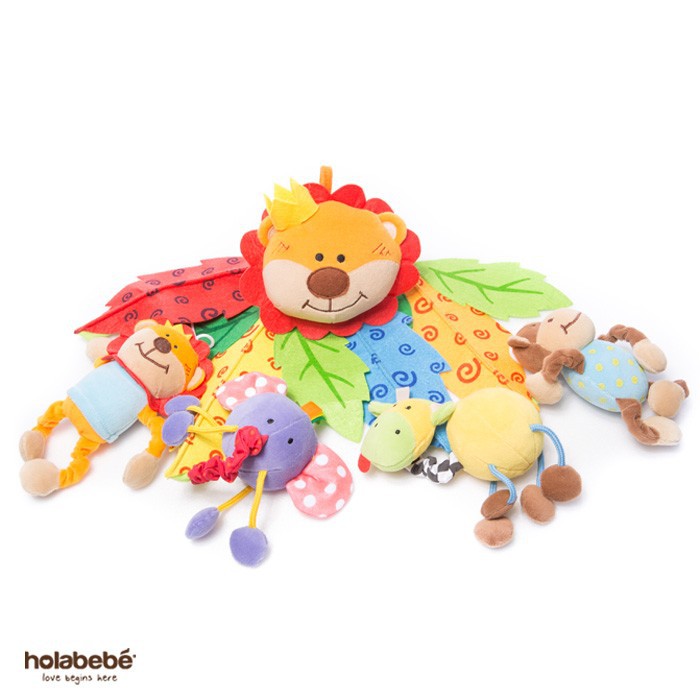 Holabebe Baby Bed Clip On Musical Mobile -Animal Jungle