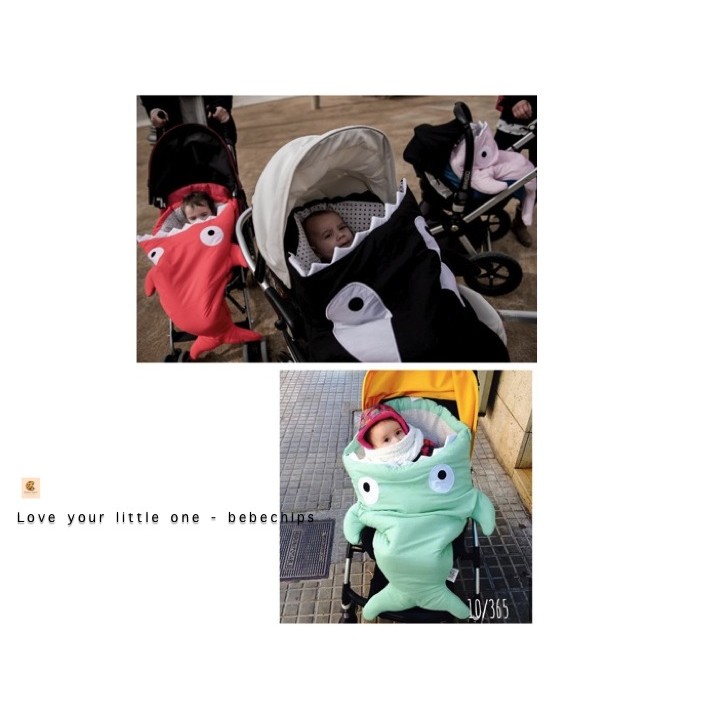 Hot selling item Shark Bites baby sleeping bag