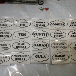 Stiker Barang Dapur  Desainrumahid com