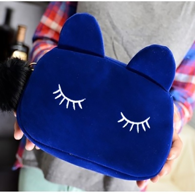 Fashion Cute Cat Zipper Case Coin Women Girls Purse Wallet Bag Pouch 3Colors GG|BB-1104